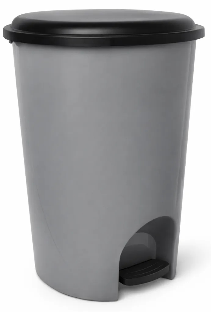 8042 BASURERO CON PEDAL 20 LTS GRIS.webp