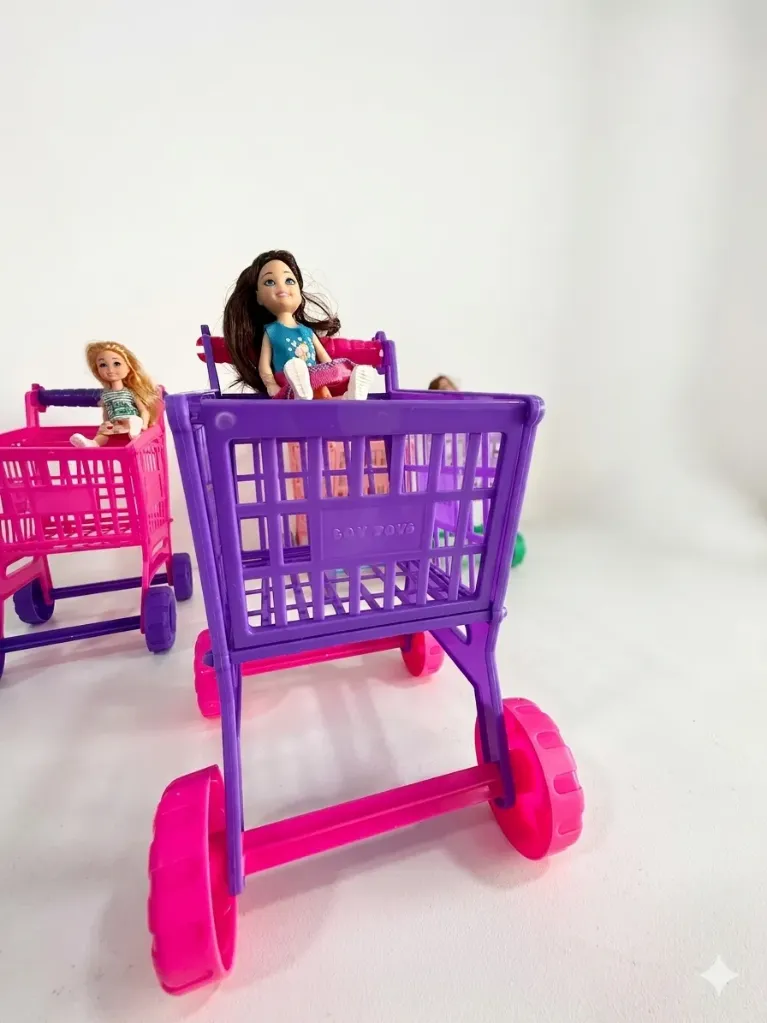 [PF832MM] CARRITO MÁGICO CON MUÑECA BOY TOYS