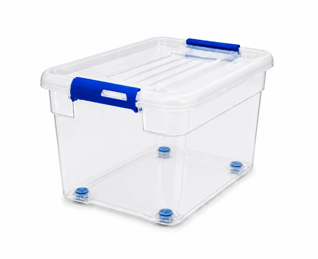 [11091] CAJA CON RODOS MILANO 23 LTS F/12 U.