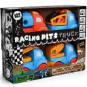 RACING PITS TRUCK X4 INCLUYE 4 CAMIONCITOS BOY TOYS F/12 U.