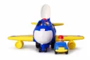 AVION SUPER JUMBO + CARRITO + 1 PERSONA BOY TOYS F/12 U.