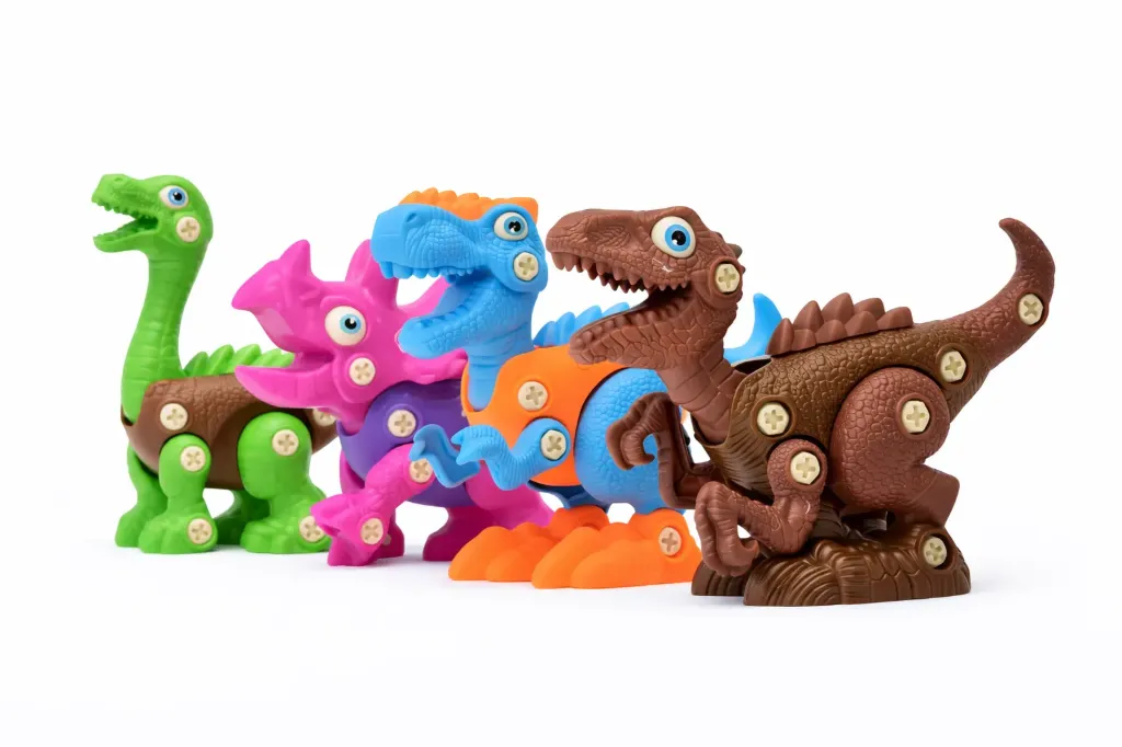 [PF3044] DINOSAURIOS X4 ARMABLES, BOY TOYS.