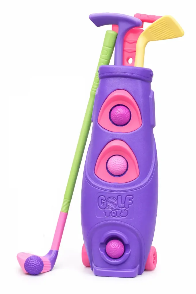 [PF3525-2] MI EQUIPO DE GOLF NIÑA INCLUYE 3 PALOS Y DOS PELOTAS BOY TOYS F/5 U.