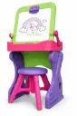 ESCRITORIO NIÑA, INCLUYE BANQUITO, PIZARRA PLEGABLE, BOY TOYS.