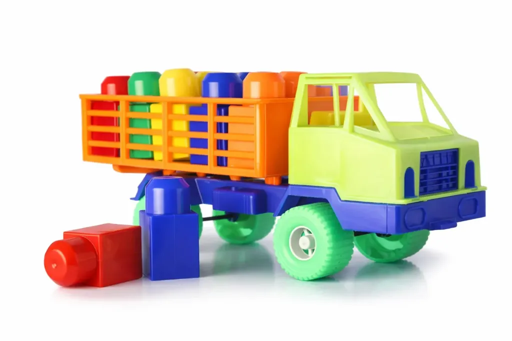 [PF102B] ESTACA BLOQUES, CAMIONCITO BOY TOYS, INCLUYE 15 BLOQUES DE COLORES, VARIOS COLORES DISPONIBLES.