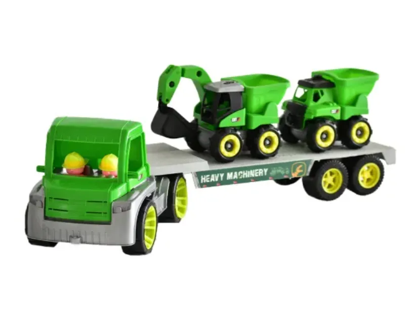 [PF723] MINI MULA NIÑERA, CBT, INCLUYE 2 CARRITOS, PILOTO Y HERRAMIENTA BOY TOYS, F/8 U.