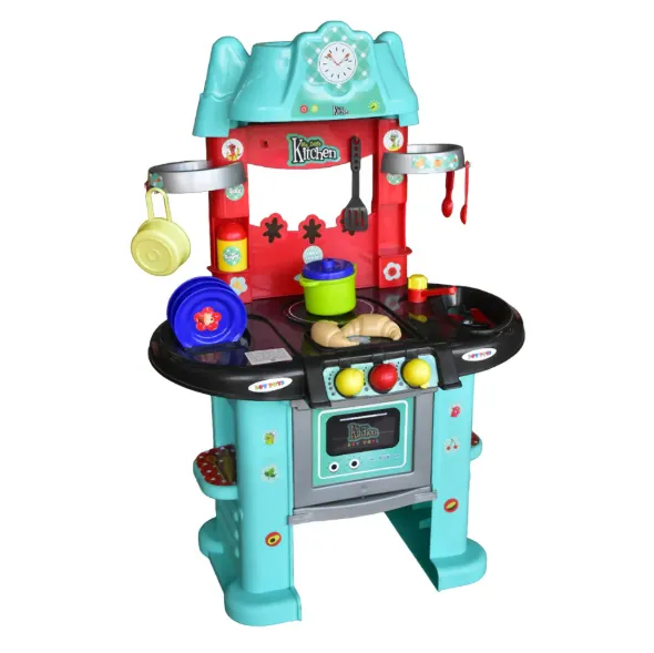 MY LITTLE KITCHEN CHEF COCINA, 23 ACCESORIOS, CON SONIDO BOY TOYS. F/6 U.