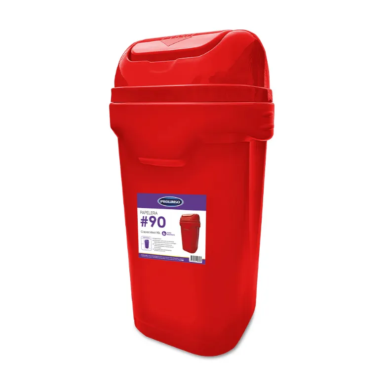 [PTV90L] PAPELERA TAPA VAIVEN 90LT F/8 U. PROLIMSO