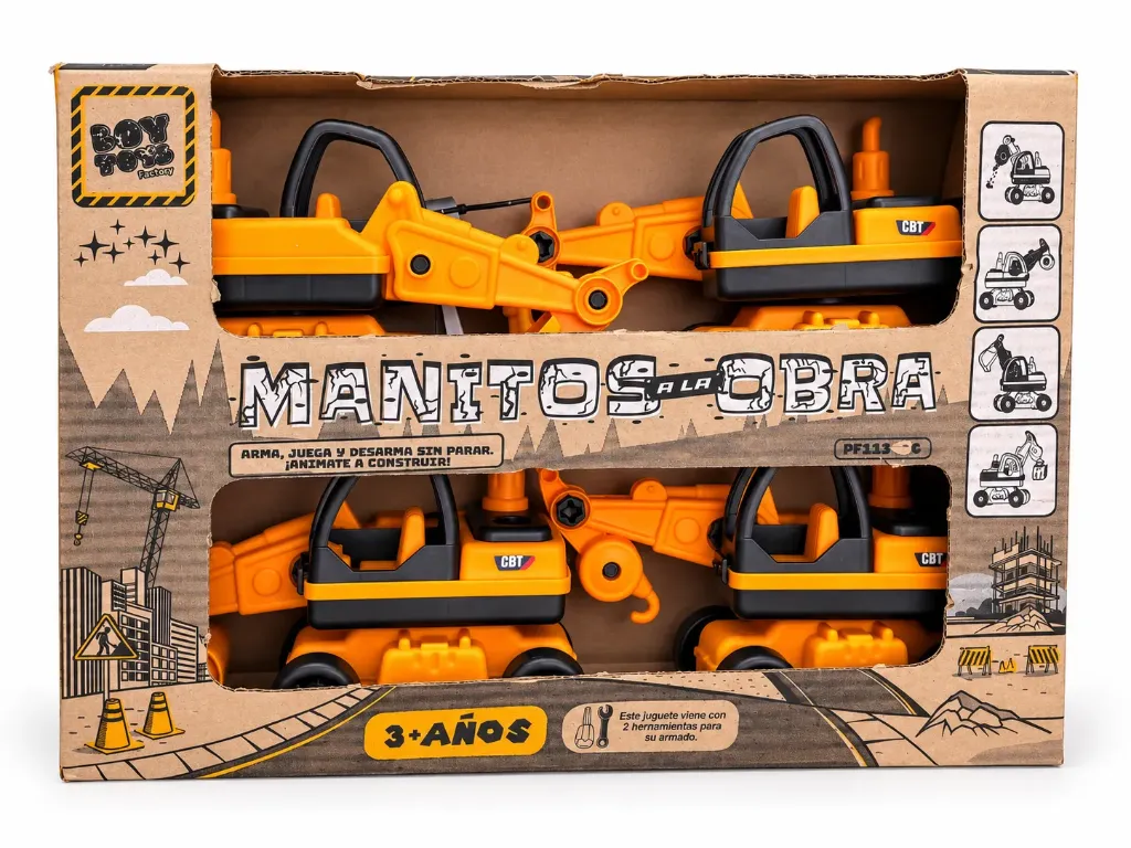 [PF123X4] MANITOS A LA OBRA BOY TOYS
